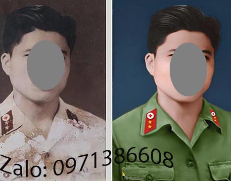 Photoshop online chỉnh sửa ảnh cũ ở tại Hưng Hà Thái Bình