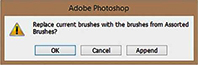 Sửa ảnh bằng Photoshop Hải Phòng bảng điều khiển Brushes